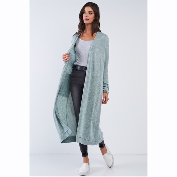 Sweaters - Sage Long Sleeve Midi Cardigan Duster
